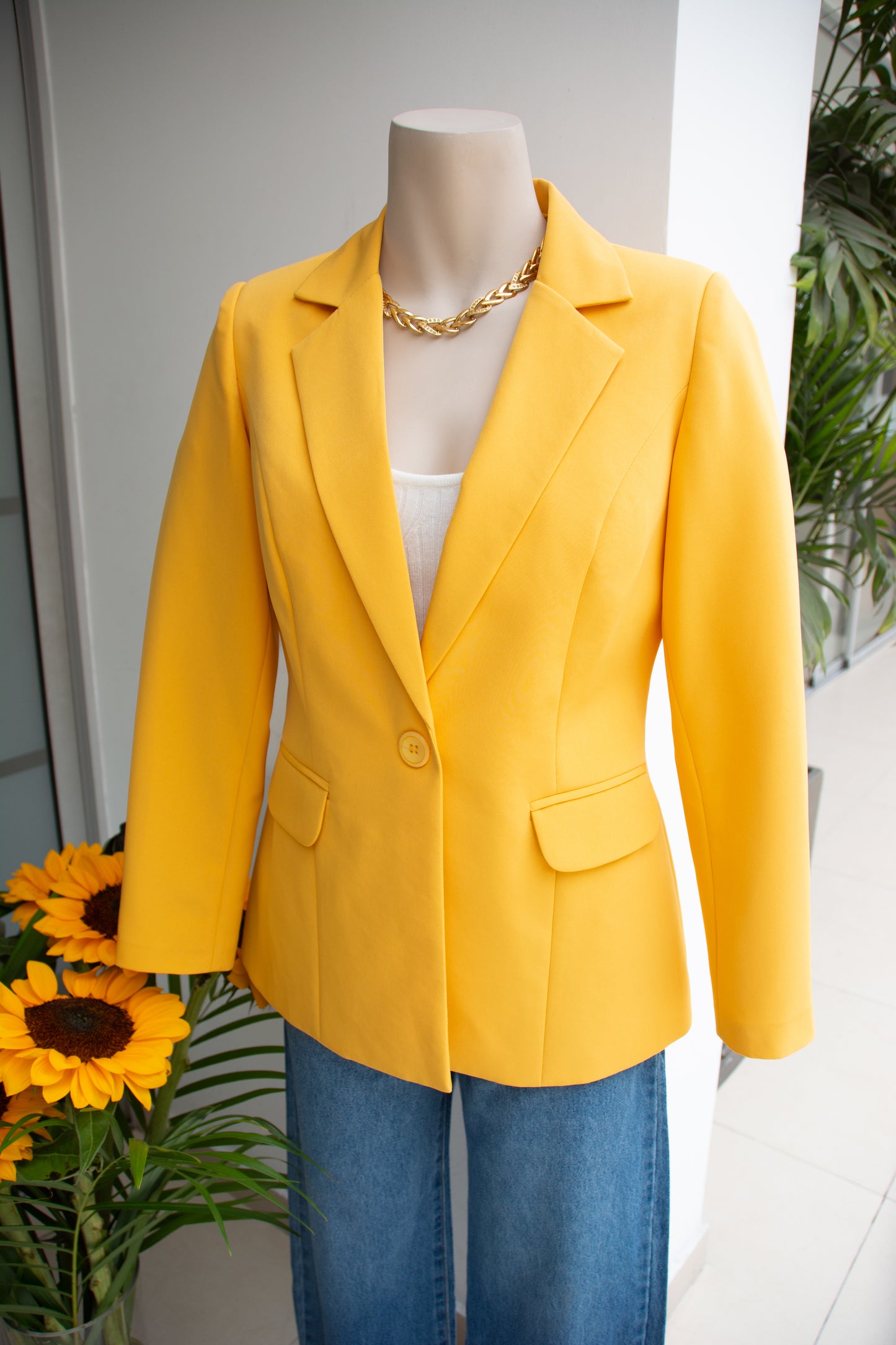 Blazer Romina Amarillo