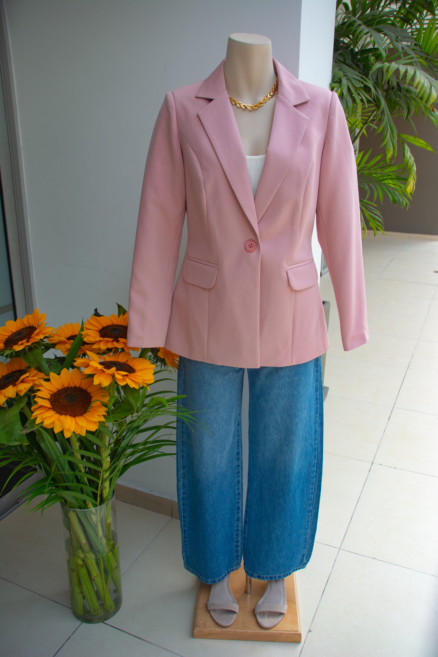 Blazer Romina Palo Rosa